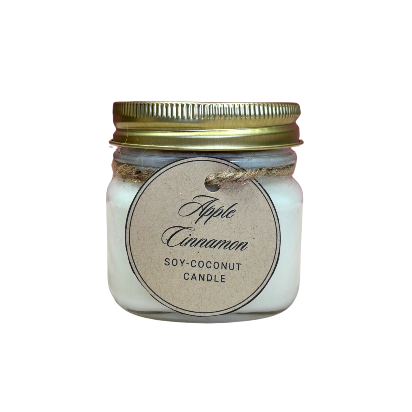 Apple Cinnamon Scented Candle – Hand-Poured in Delavan, WI | Premium Soy/Coconut Wax