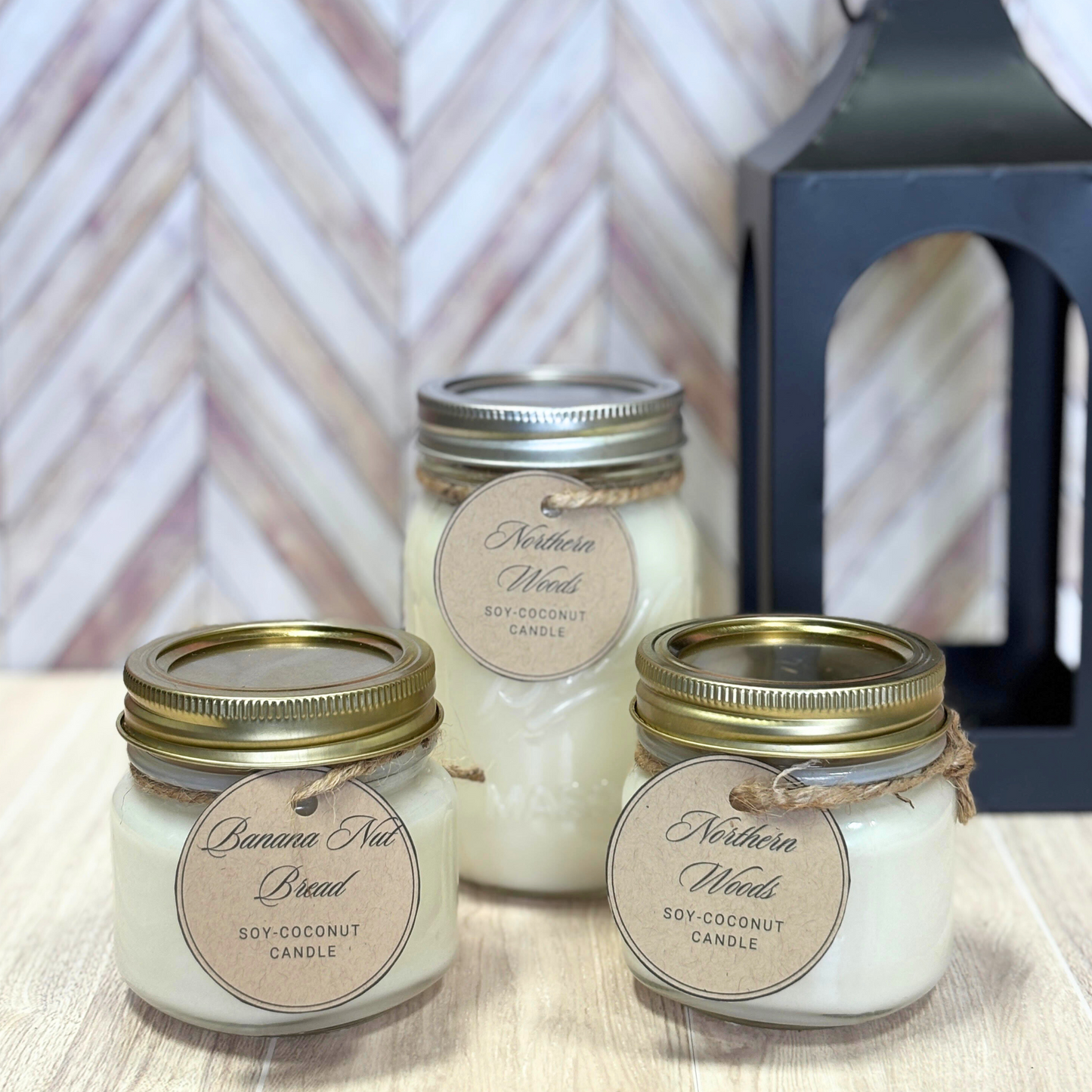 Banana Nut Bread Scented Candle – Hand-Poured in Delavan, WI | Premium Soy/Coconut Wax