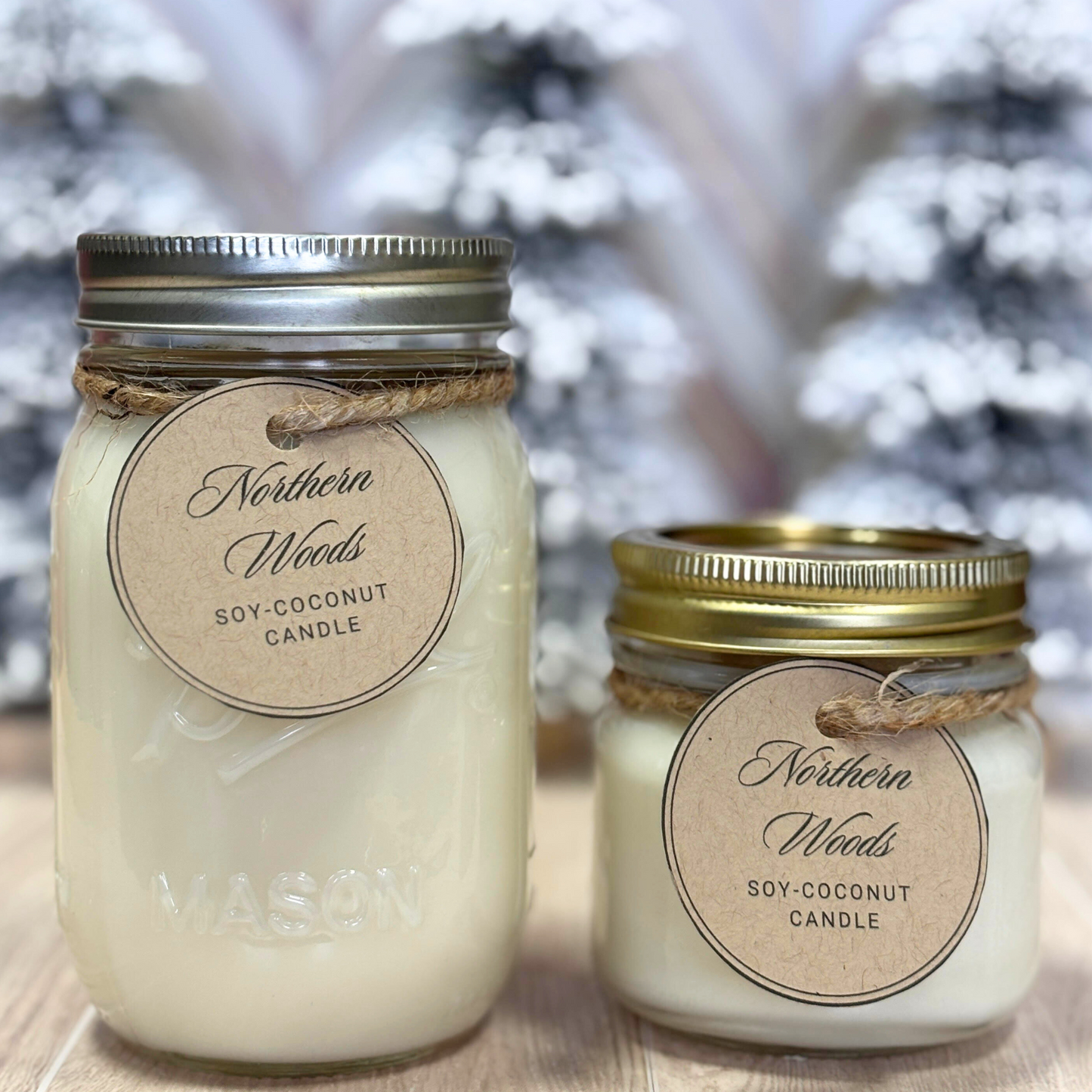 Northern Woods Scented Candle – Hand-Poured in Delavan, WI | Premium Soy/Coconut Wax