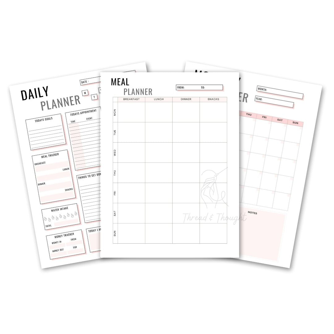 Printable Planner Pack - Digital Product