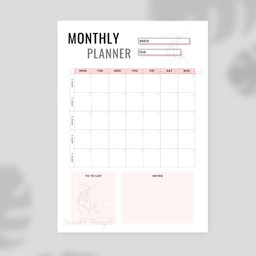 Printable Planner Pack - Digital Product