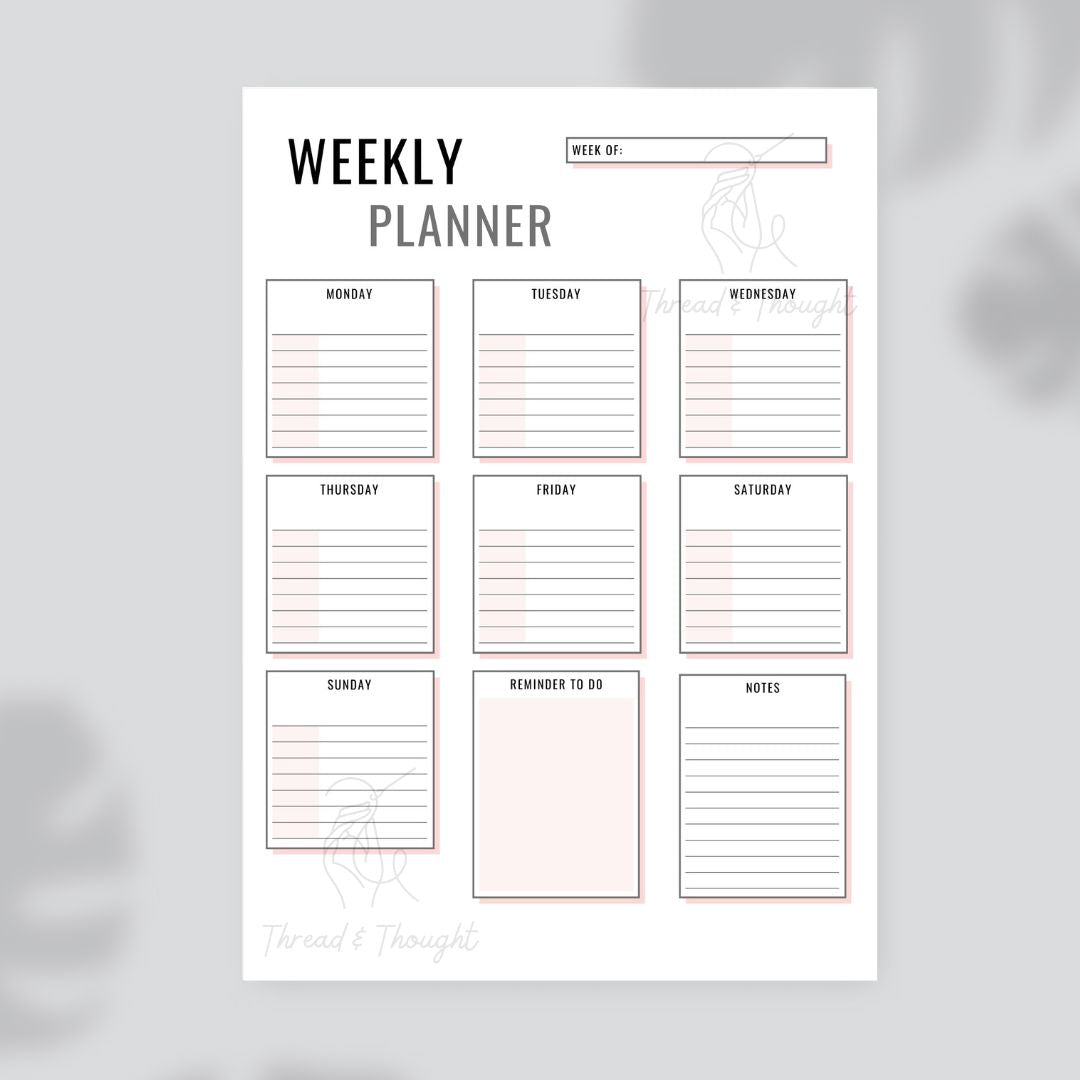 Printable Planner Pack - Digital Product