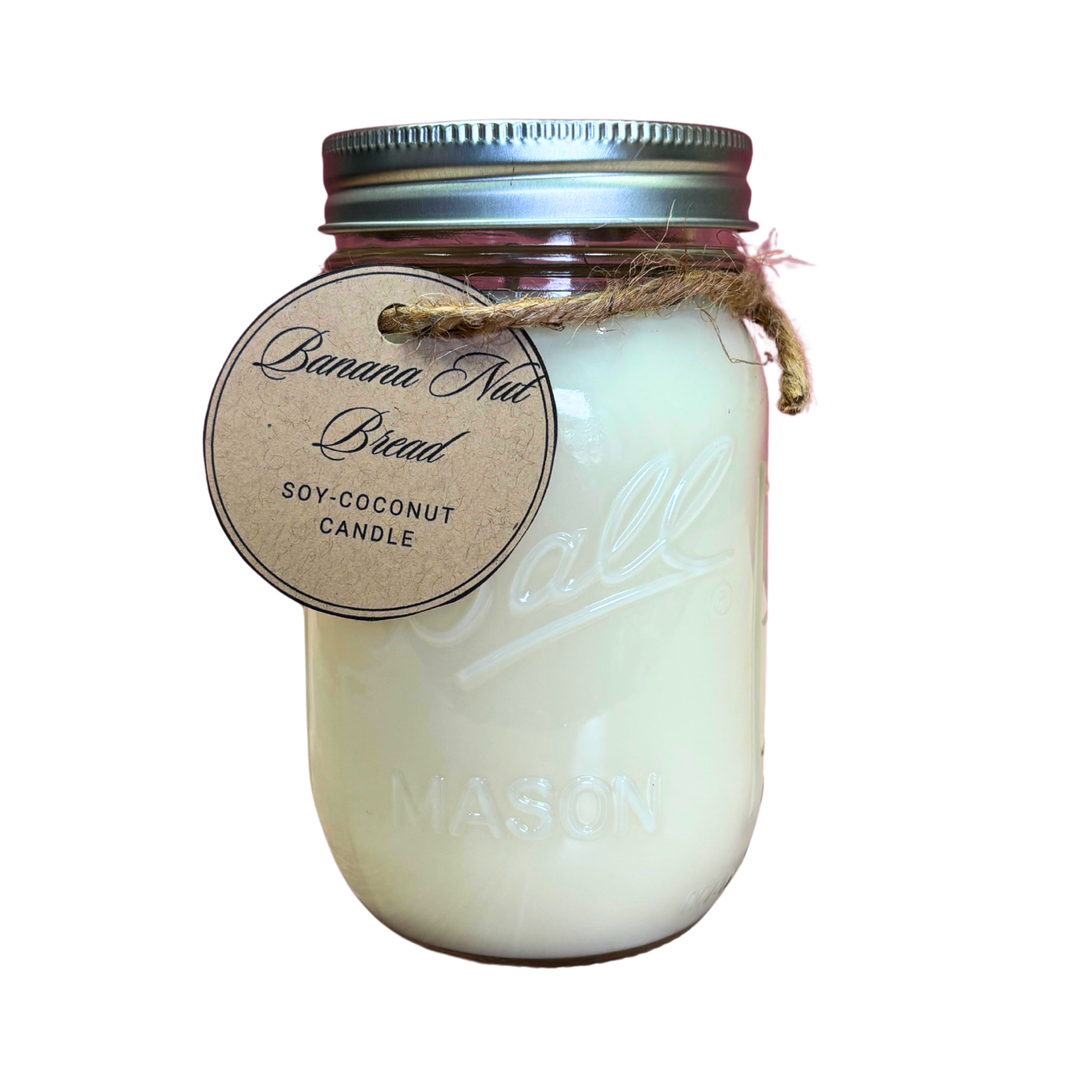 Banana Nut Bread Scented Candle – Hand-Poured in Delavan, WI | Premium Soy/Coconut Wax