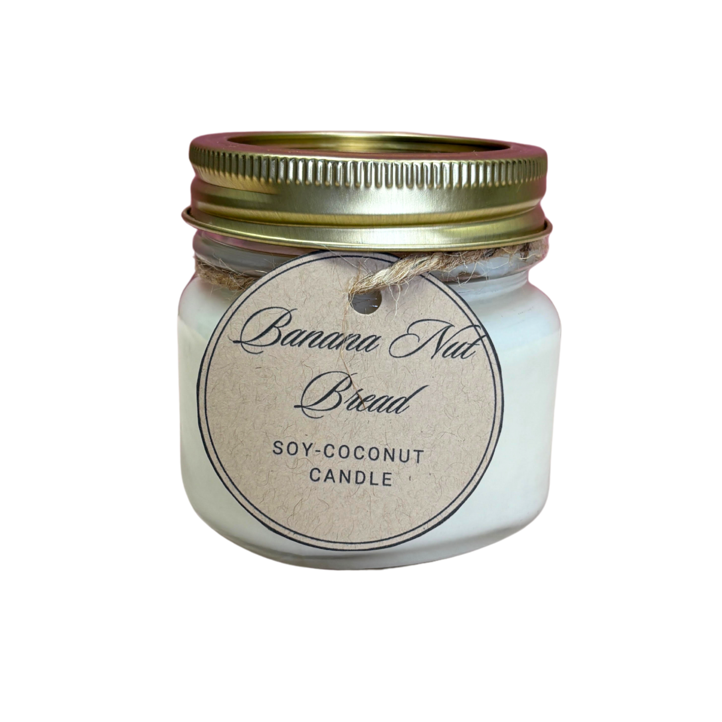 Banana Nut Bread Scented Candle – Hand-Poured in Delavan, WI | Premium Soy/Coconut Wax