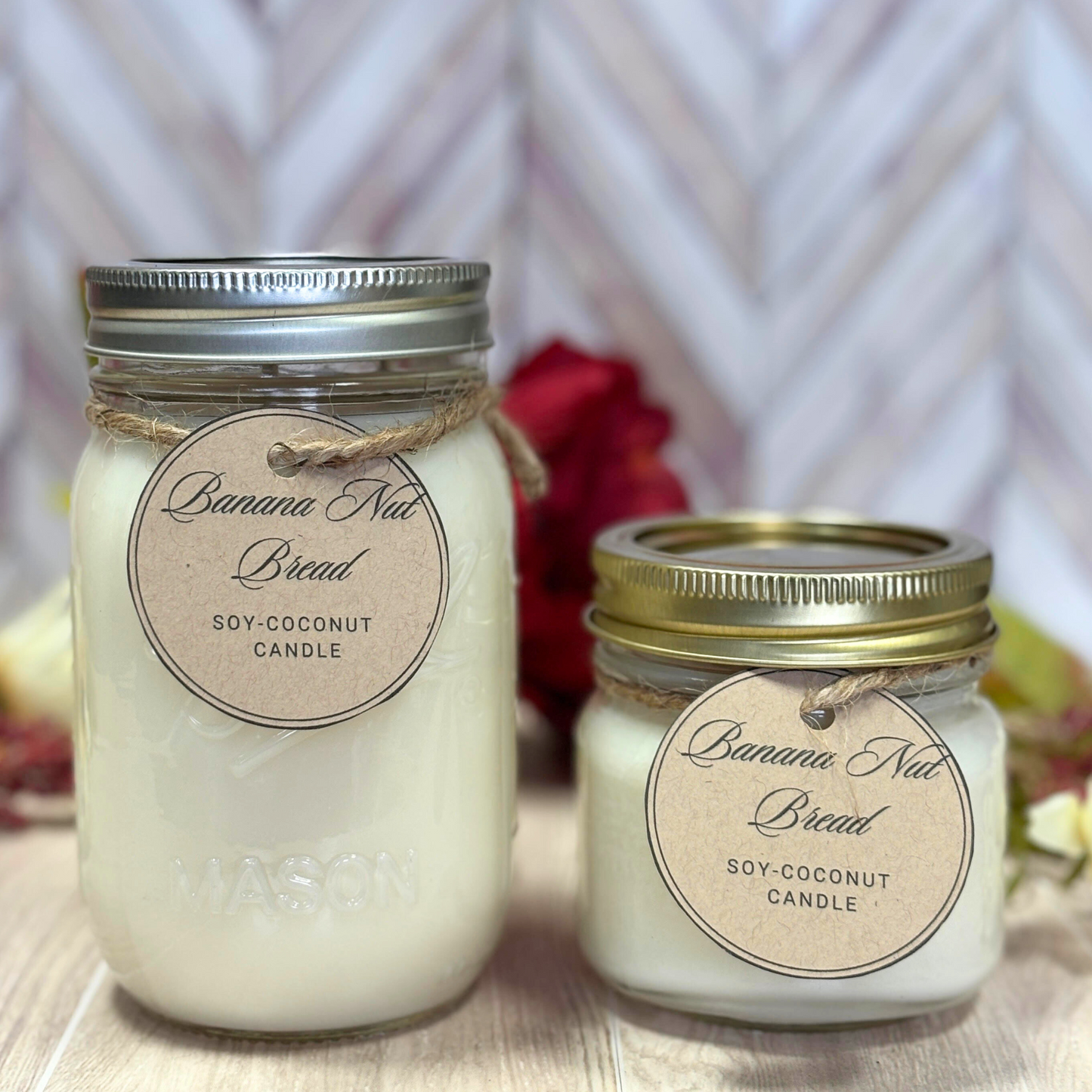 Banana Nut Bread Scented Candle – Hand-Poured in Delavan, WI | Premium Soy/Coconut Wax