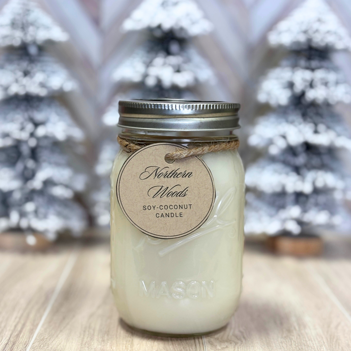 Northern Woods Scented Candle – Hand-Poured in Delavan, WI | Premium Soy/Coconut Wax